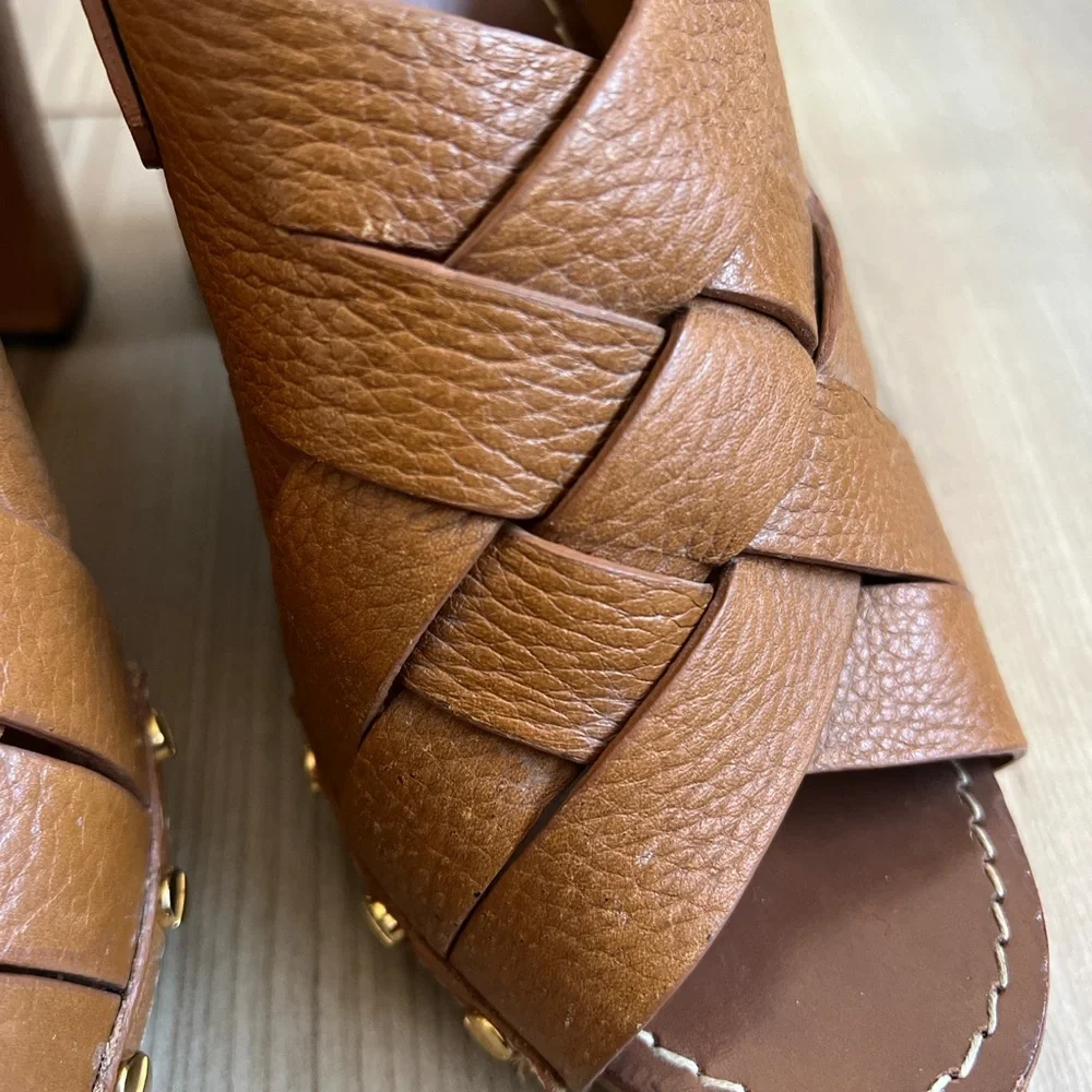 Tory Burch Leather Jodie Platforms